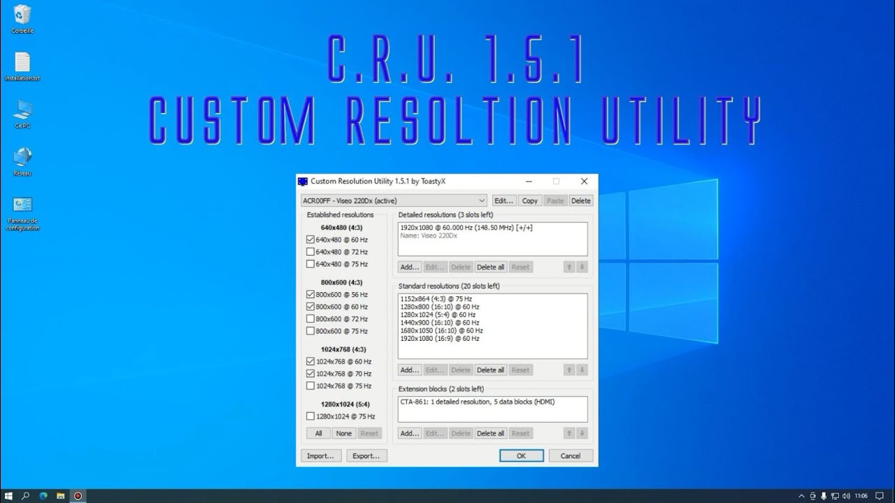 How To Install Custom Resolution Utility 