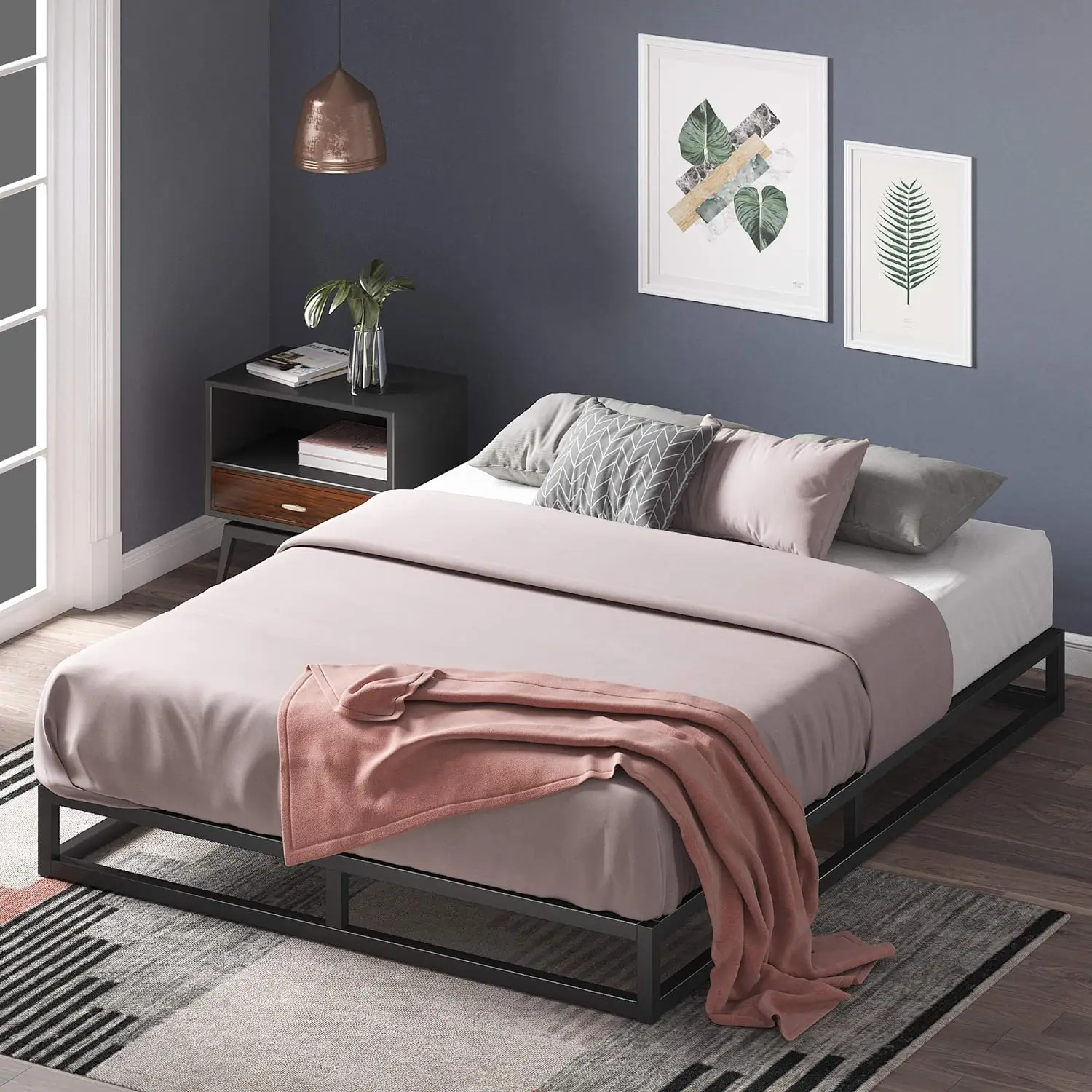 Zinus Joseph Modern Studio Platform Bed - Adjustable Bed Frame 