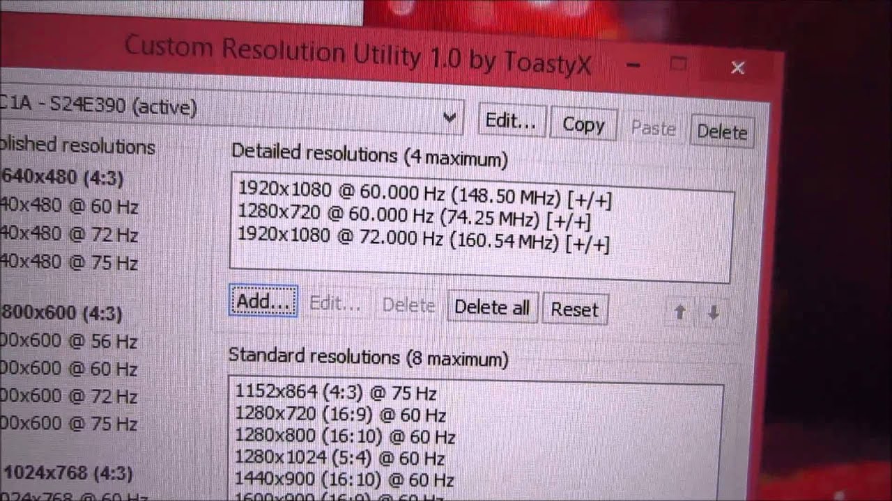 What’s new in Custom Resolution Utility?